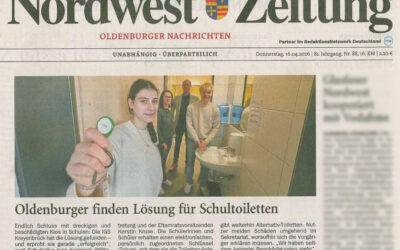 NWZ-Artikel zu den Token-Toiletten
