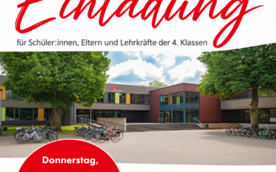 Einladung zum Schulschnuppern am 26.11.2026 –Überlegst du noch oder schnupperst du schon?